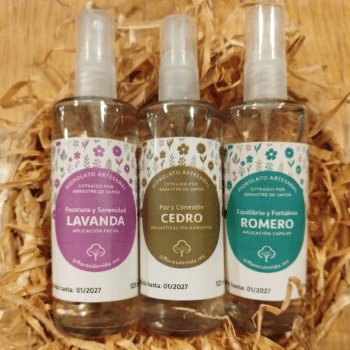 Kit 3 splash naturales (Lavanda, Cedro y Romero)