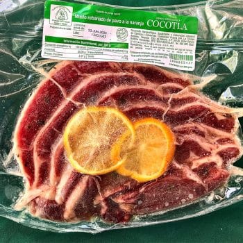 Muslo de pavo rebanado a la naranja aprox. 500g