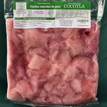 Trocito de pavo natural 500g